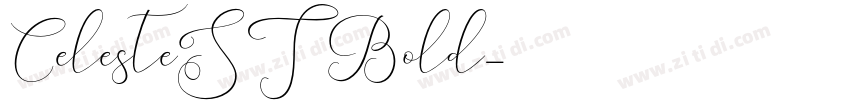 CelesteST Bold字体转换